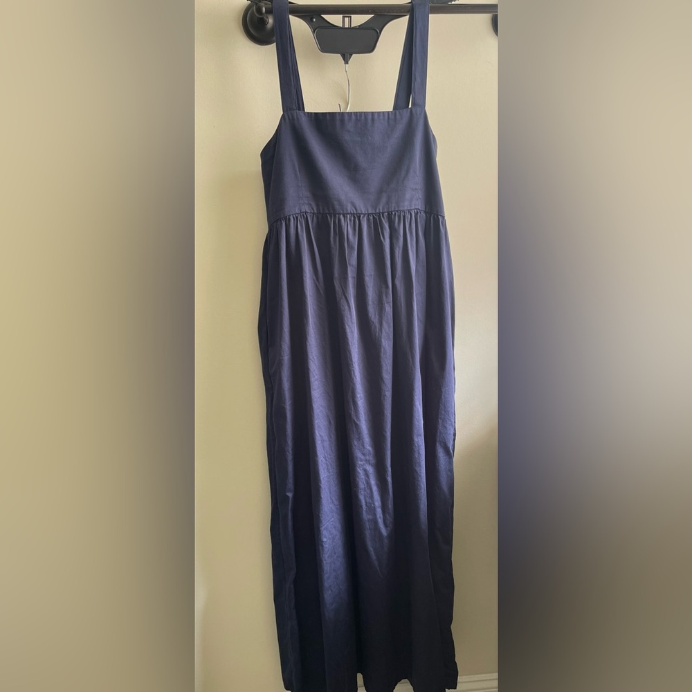 MIKOH Atoll Dress in Aquarium Navy Blue Size 2 Medium/Large Like new
